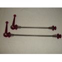 Serrage Dati de roues Titane 48g Rouge